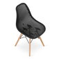 2-ių kėdžių komplektas Maro, juodas kaina ir informacija | Virtuvės ir valgomojo kėdės | pigu.lt