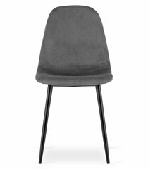 2-ių kėdžių komplektas Como, pilkas цена и информация | Стулья для кухни и столовой | pigu.lt