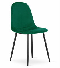 Набор из 3 стульев Como, зеленый цена и информация | Стулья для кухни и столовой | pigu.lt