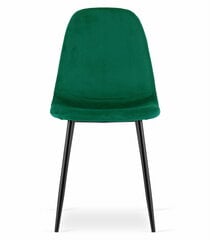 Набор из 2 стульев Como, зеленый цена и информация | Стулья для кухни и столовой | pigu.lt