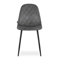 2-ių kėdžių komplektas Asti, pilkas kaina ir informacija | Virtuvės ir valgomojo kėdės | pigu.lt