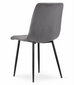 3-ių kėdžių komplektas Turin, pilkas цена и информация | Virtuvės ir valgomojo kėdės | pigu.lt