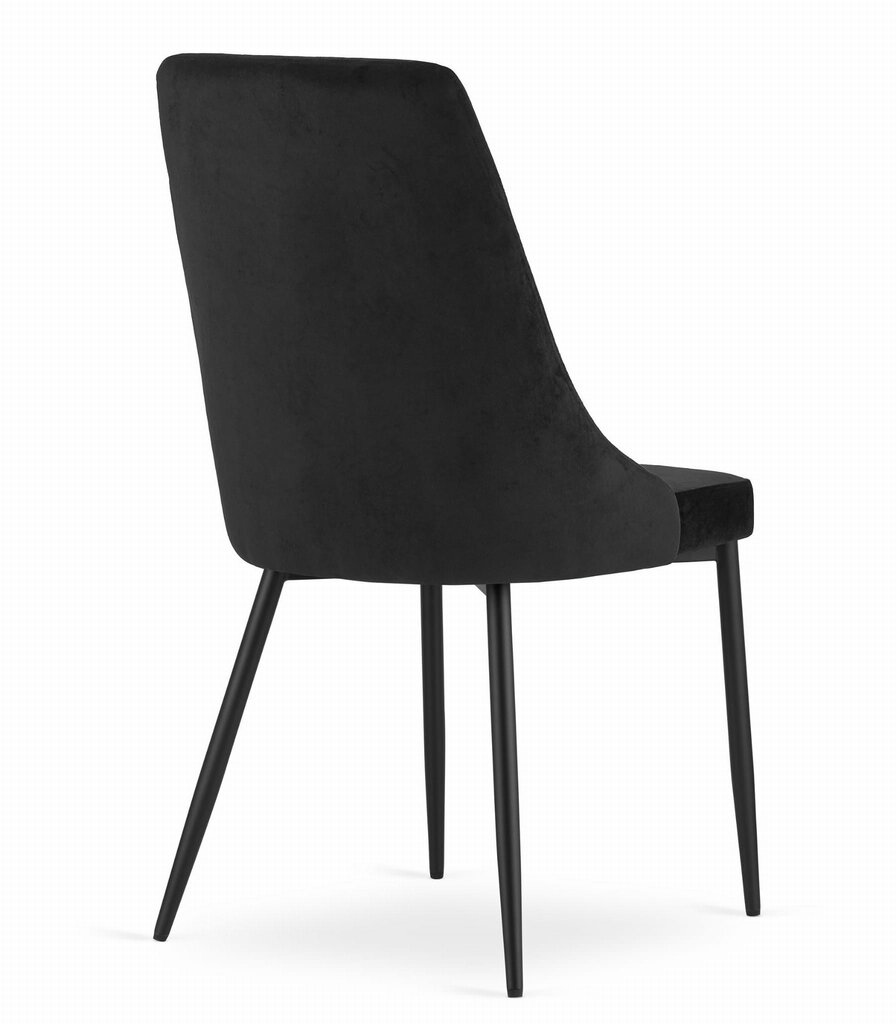 2-ių kėdžių komplektas Imola, juodas kaina ir informacija | Virtuvės ir valgomojo kėdės | pigu.lt
