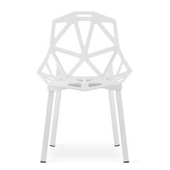 Комплект из 3-х стульев Essen, белый цена и информация | Стулья для кухни и столовой | pigu.lt