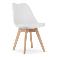 Комплект из 2-х стульев Mark, белый цвет цена и информация | Стулья для кухни и столовой | pigu.lt