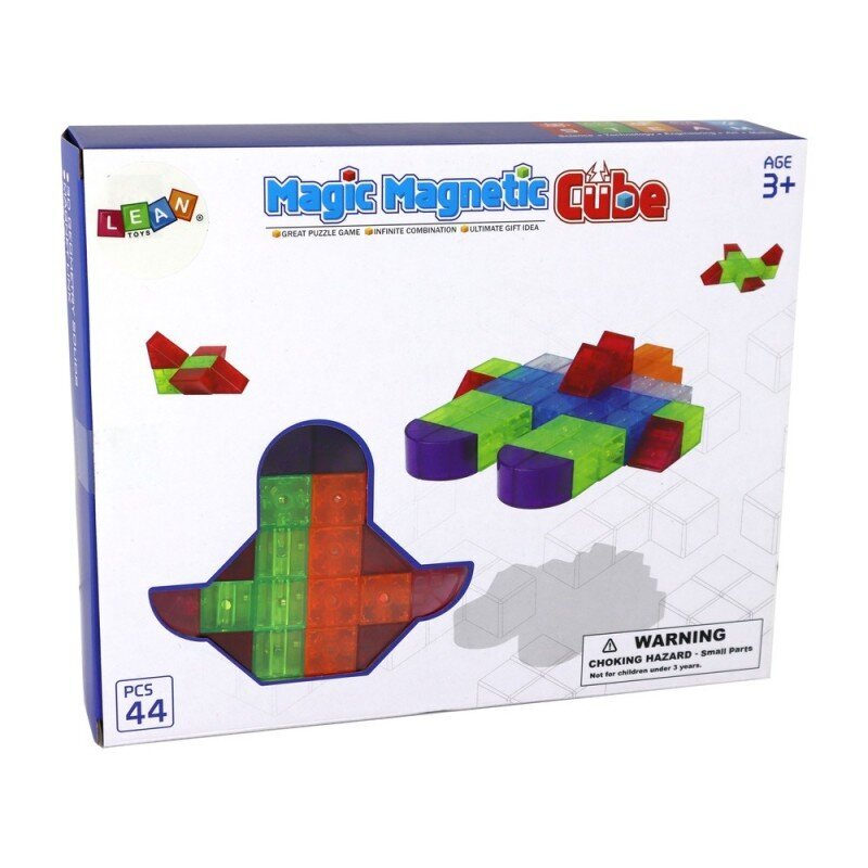 Magnetinis konstruktorius Magic Cubes Magnetic Blocks Magnet, 44 d kaina ir informacija | Konstruktoriai ir kaladėlės | pigu.lt