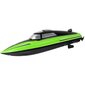 Nuotoliniu būdu valdoma motorinė valtis LeanToys, žalia цена и информация | Žaislai berniukams | pigu.lt