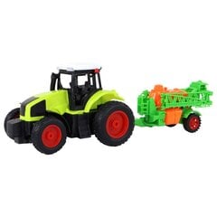Nuotoliniu būdu valdomas ūkininko traktorius su purkštuvu 1:16 Lean Toys kaina ir informacija | Žaislai berniukams | pigu.lt