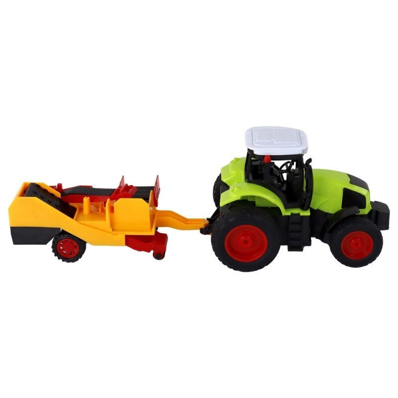 RC nuotoliniu valdymu traktorius su priekaba 1:16 kaina ir informacija | Žaislai kūdikiams | pigu.lt