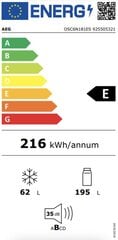 EAG OSC6N181ES цена и информация | Холодильники | pigu.lt