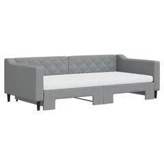 Sofa-lova vidaXL, 100x200 cm, pilka kaina ir informacija | Lovos | pigu.lt