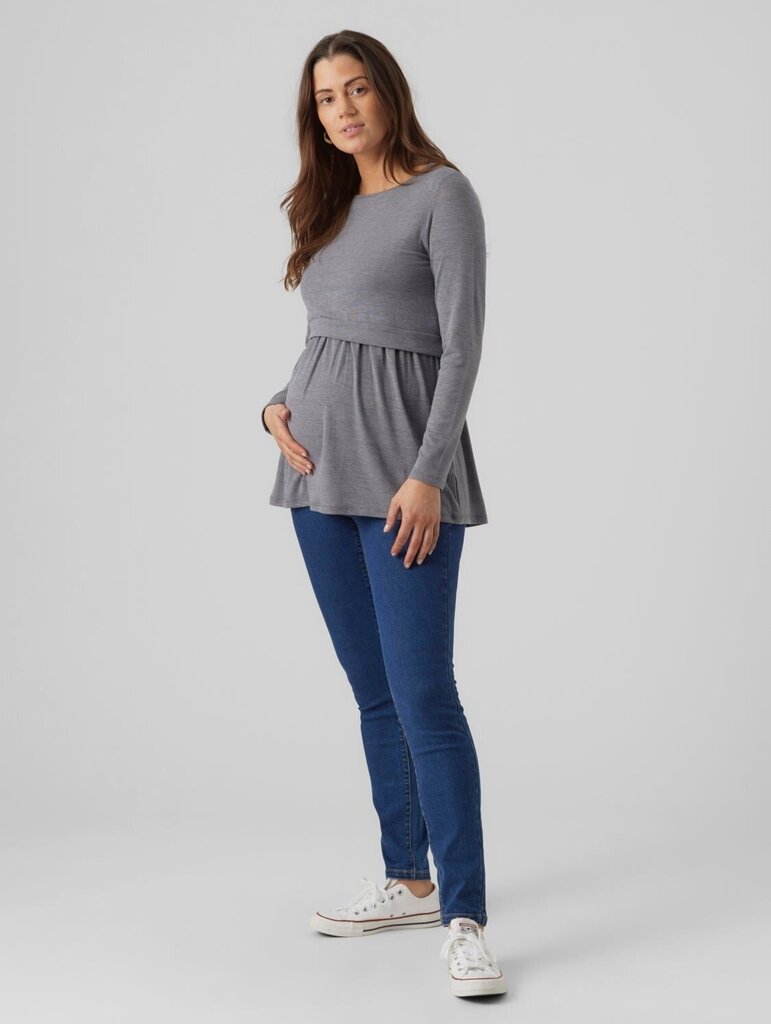 Palaidinė nėšciosioms, pilka kaina ir informacija | Palaidinės, marškiniai moterims | pigu.lt
