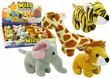 Pliušiniai žaislai Afrikos gyvūnai, 4 vnt. цена и информация | Minkšti (pliušiniai) žaislai | pigu.lt