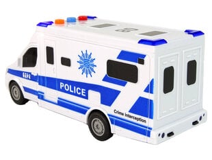 Полицейская машина со звуковыми и световыми эффектами, синяя цена и информация | Игрушки для мальчиков | pigu.lt