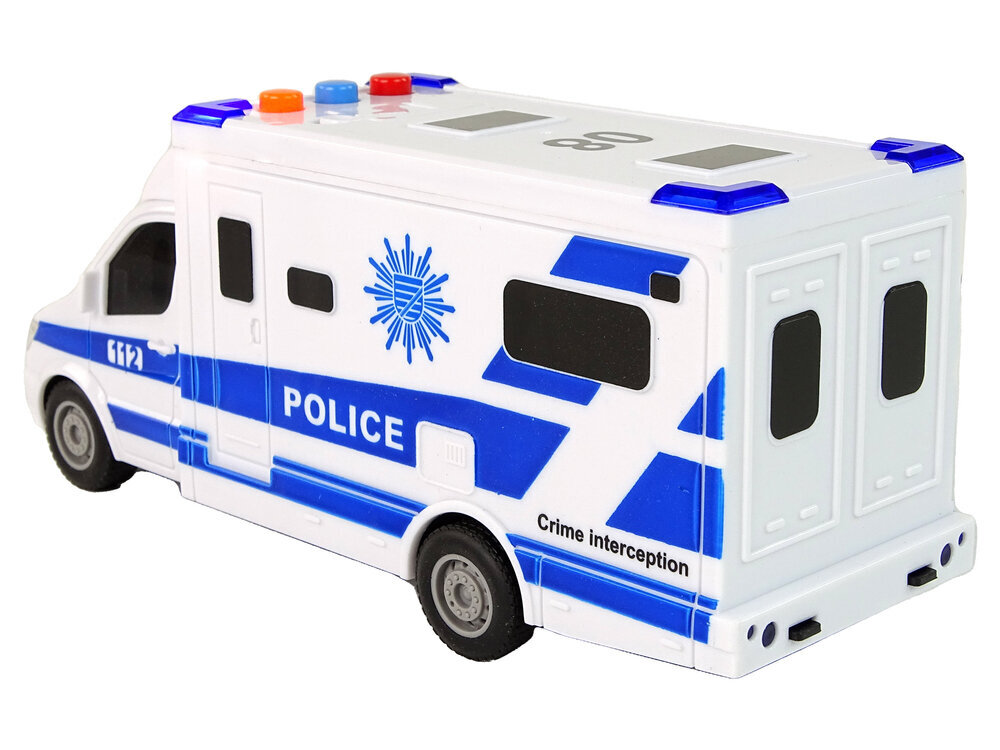 Policijos automobilis su efektais, mėlynas kaina ir informacija | Žaislai berniukams | pigu.lt