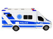 Policijos automobilis su efektais, mėlynas kaina ir informacija | Žaislai berniukams | pigu.lt
