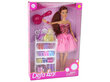 Lėlė Lucy su priedais, rožinė kaina ir informacija | Žaislai mergaitėms | pigu.lt