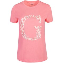 Marškinėliai moterims Guess 81773, rožiniai kaina ir informacija | Marškinėliai moterims | pigu.lt