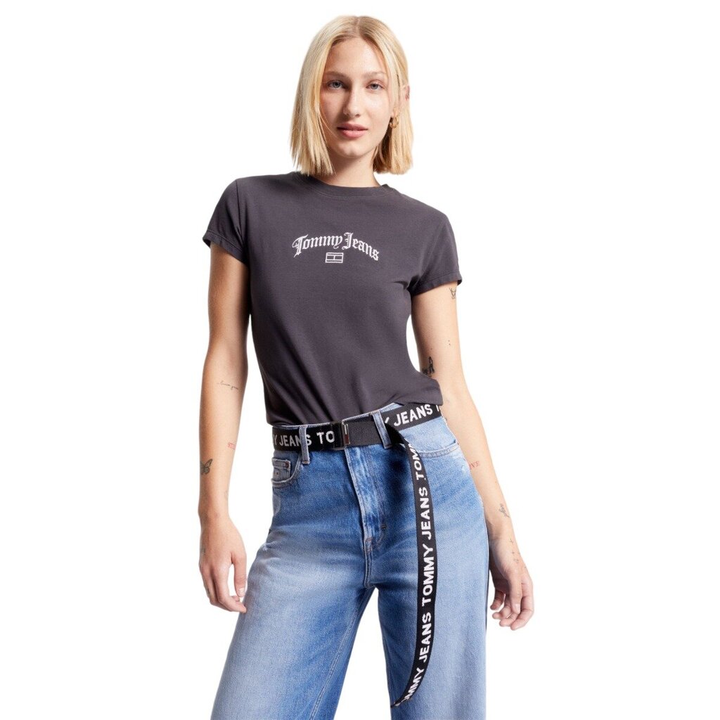 Marškinėliai moterims Tommy Hilfiger 82728, pilki kaina ir informacija | Marškinėliai moterims | pigu.lt