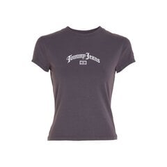 Marškinėliai moterims Tommy Hilfiger 82728, pilki цена и информация | Футболка женская | pigu.lt