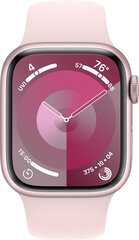 Apple Watch Series 9 41mm Pink Aluminum/Light Pink Sport Band kaina ir informacija | Išmanieji laikrodžiai (smartwatch) | pigu.lt