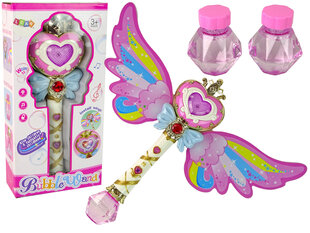 Палочка для мыльных пузырей - розовые крылья цена и информация | Карнавальные костюмы | pigu.lt