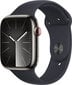 Apple Watch Series 9 45mm Graphite Stainless Steel/Midnight Sport Band цена и информация | Išmanieji laikrodžiai (smartwatch) | pigu.lt