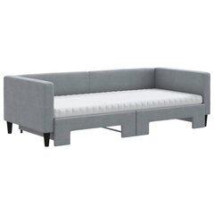 Sofa-lova vidaXL, 90x200 cm, pilka цена и информация | Кровати | pigu.lt