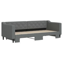 Sofa-lova vidaXL, 80x200 cm, pilka kaina ir informacija | Lovos | pigu.lt