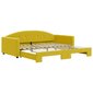Sofa-lova vidaXL, 100x200 cm, geltona цена и информация | Lovos | pigu.lt