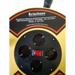 Prailgintuvas su rite - Krischner 3x2,5mm² / 50m kaina ir informacija | Prailgintuvai | pigu.lt