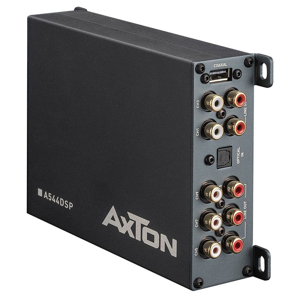 4-kanalų automobilinis garso stiprintuvas Axton, A544DSP, 4x30W цена и информация | Automobiliniai stiprintuvai | pigu.lt