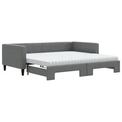 Sofa-lova vidaXL, 100x200 cm, pilka цена и информация | Кровати | pigu.lt