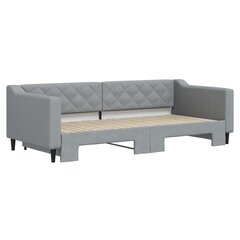 Sofa-lova vidaXL, 90x200 cm, pilka kaina ir informacija | Lovos | pigu.lt