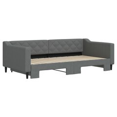 Sofa-lova vidaXL, 100x200 cm, pilka kaina ir informacija | Lovos | pigu.lt