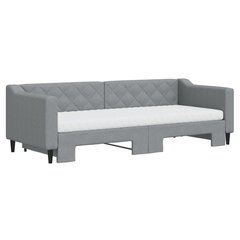 Sofa-lova vidaXL, 80x200 cm, pilka цена и информация | Кровати | pigu.lt