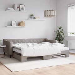 Sofa-lova vidaXL, 90x200 cm, pilka kaina ir informacija | Lovos | pigu.lt