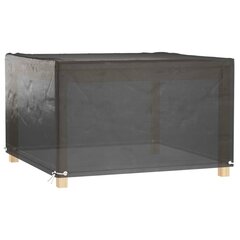 Sodo baldų uždangalai vidaXL, 125x125x75 cm, juodi kaina ir informacija | Pagalvės, užvalkalai, apsaugos | pigu.lt