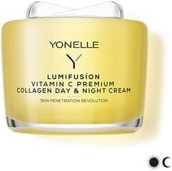 Skaistinamasis kremas su vitaminu C Yonelle Lumifusion Vitamin C Premium Collagen Day & Night Cream, moterims, 55 ml цена и информация | Кремы для лица | pigu.lt