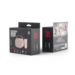 Maxlife Bluetooth karaoke speaker MXKS-100 pink kaina ir informacija | Mikrofonai | pigu.lt
