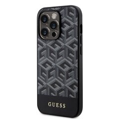 Guess PU G Cube MagSafe Case for iPhone 15 Pro Black цена и информация | Чехлы для телефонов | pigu.lt