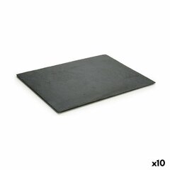 поднос для закусок Чёрный Доска 40 x 0,5 x 30 cm (10 штук) цена и информация | Кухонная утварь | pigu.lt