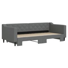 Sofa-lova vidaXL, 90x200 cm, pilka kaina ir informacija | Lovos | pigu.lt