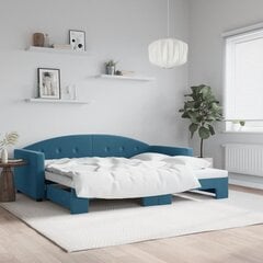 Sofa-lova vidaXL, 90x200 cm, mėlyna цена и информация | Кровати | pigu.lt