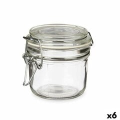 яс Прозрачный Металл Cтекло Силикон 180 ml 11,5 x 8,5 x 8,5 cm (6 штук) цена и информация | Посуда для хранения еды | pigu.lt