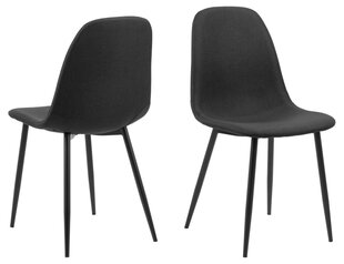 Valgomojo kėdė Celia, juoda kaina ir informacija | Virtuvės ir valgomojo kėdės | pigu.lt