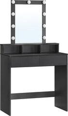 Kosmetikos staliukas Vasagle RDT114T16, juodas kaina ir informacija | Kosmetiniai staliukai | pigu.lt