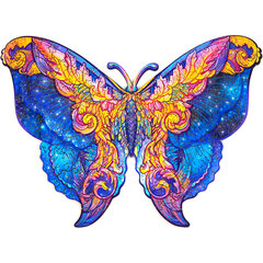 Medinė dėlionė Unidragon Intergalaxy Butterfly, 108 det. kaina ir informacija | Dėlionės (puzzle) | pigu.lt