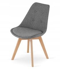Kėdė Muf-Art, pilka kaina ir informacija | Virtuvės ir valgomojo kėdės | pigu.lt