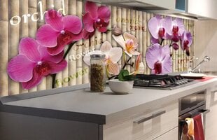 Lipnus fototapetas su laminavimu - Orchidėja, 180x60 cm kaina ir informacija | Fototapetai | pigu.lt